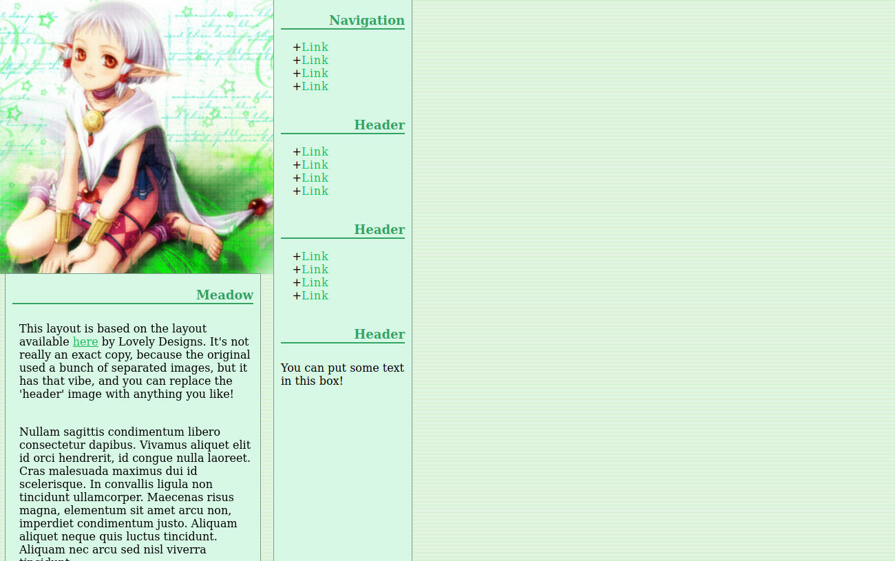 link to retro layout with right sidebar