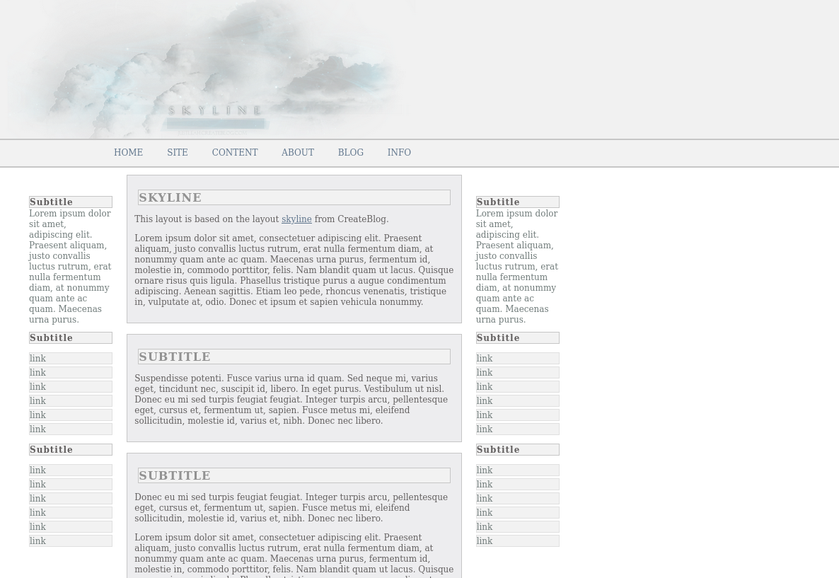 link to retro layout with two sidebars